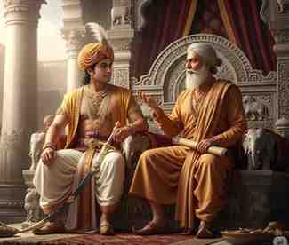 Chandragupta Maurya with Kautilya: Guidance and Statecraft