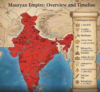 Mauryan Empire: Overview and Timeline Diagram